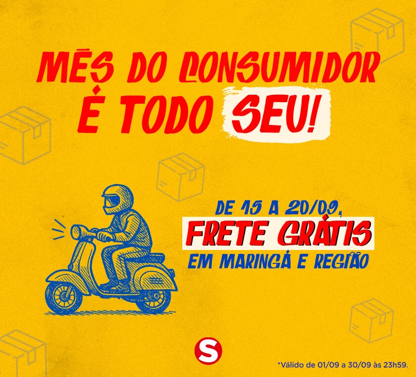 Frete gratis mÃªs do consumidor 2025 resp