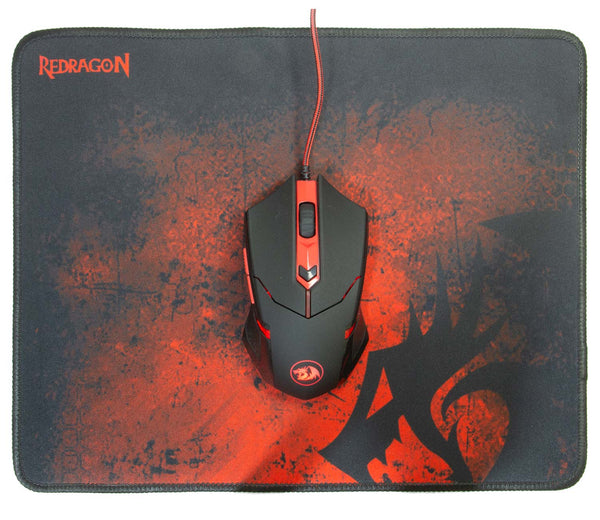 Kit Gamer Redragon Mouse + Mousepad M601-BA