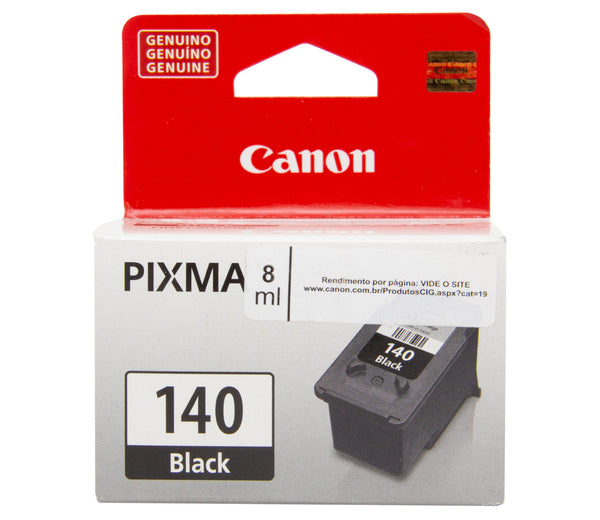 Cartucho de Tinta PG-140 Preto Original 8ml Canon