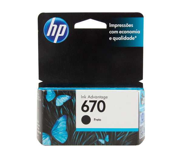 Cartucho de Tinta 670 Standard Preto - HP