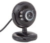Webcam Multilaser WC045 com microfone e LED noturno