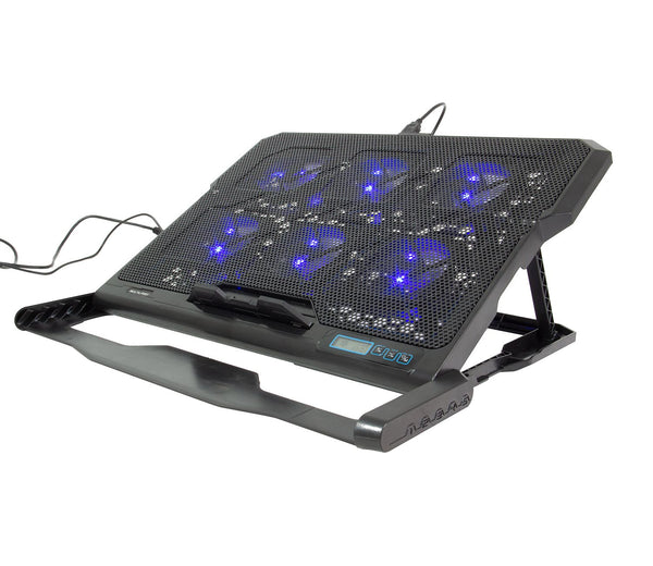 Cooler para Notebook com 6 fans LED Azul Hexa Cooler AC282