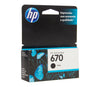 Cartucho de Tinta 670 Standard Preto - HP
