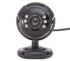 Webcam Multilaser WC045 com microfone e LED noturno