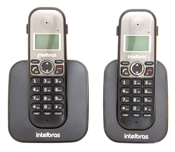 TELEFONE INTELBRAS SEM FIO TS5122 + RAMAL PRETO