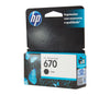 Cartucho de Tinta 670 Standard Preto - HP