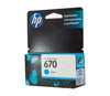 Cartucho de Tinta 670 Standard Ciano - HP