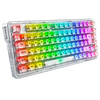 Teclado Mecânico Gamer Redragon K649 Elf Pro RGB Crystal Clear TR