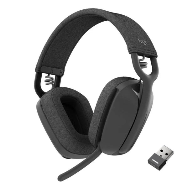 Headset Logitech Zone Vibe Wireless Grafite Bluetooth USB-C