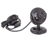 Webcam Multilaser WC045 com microfone e LED noturno