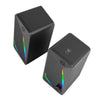 Caixa de som Redragon Waltz GS510 USB P2 3.5mm com iluminação LED