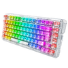 Teclado Mecânico Gamer Redragon K649 Elf Pro RGB Crystal Clear TR