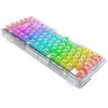 Teclado Mecânico Gamer Redragon K649 Elf Pro RGB Crystal Clear TR