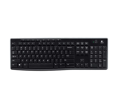 Teclado Logitech K270 sem fio preto