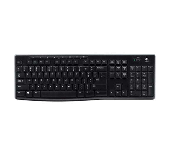 Teclado Logitech K270 sem fio preto