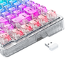 Teclado Mecânico Gamer Redragon K649 Elf Pro RGB Crystal Clear TR