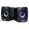 Caixa de Som Gamer Vinik Galaxy VSPKG6WGL 2.0 6W LED Rainbow