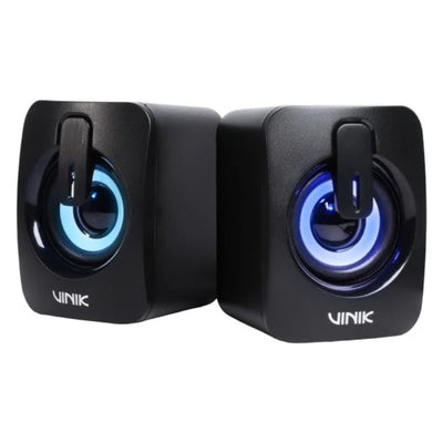 Caixa de Som Gamer Vinik Galaxy VSPKG6WGL 2.0 6W LED Rainbow