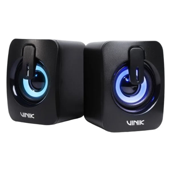Caixa de Som Gamer Vinik Galaxy VSPKG6WGL 2.0 6W LED Rainbow