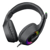 Headset Gamer T-Dagger Caspian RGB 40mm Preto T-RGH211