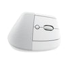 Mouse sem fio lift vertical branco Logitech