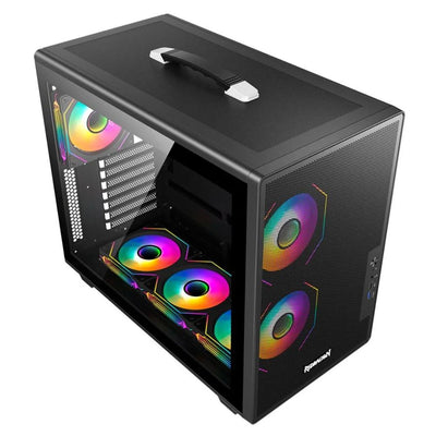 Gabinete Gamer Redragon Magic Box CA-616B Preto ATX Compacto
