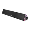 Caixa de Som Soundbar Gamer Vinik Galaxy 6W 2.0 LED Rainbow Preta