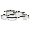 Jogo de Panela Tramontina Solar Silicone 5 Peças Aço Inox - 6512