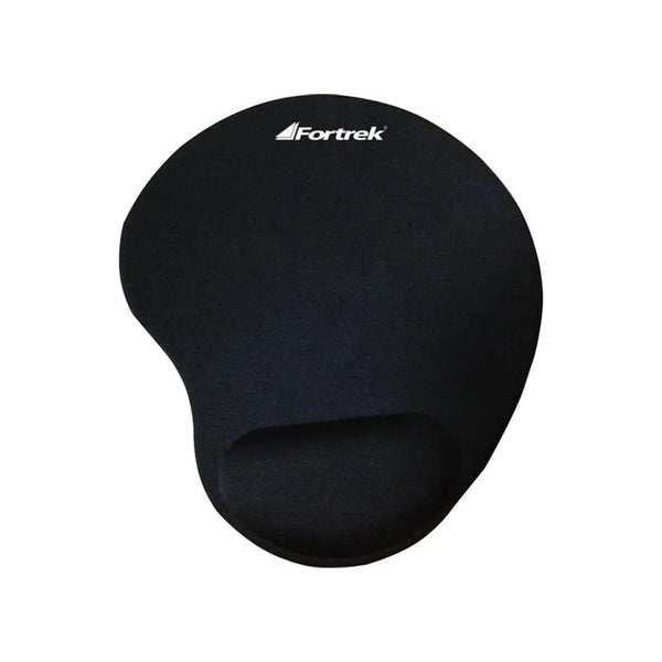 Mousepad ergonômico  com apoio para pulso em gel Fortrek preto