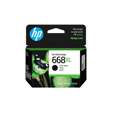 Cartucho HP 7FP39VL 668XL Preto