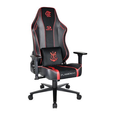 Cadeira Gamer Redragon Flamengo Victory FL808 Vermelha e Preta
