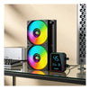 Water Cooler Aerion Aeris WAT200BK 240mm ARGB com Tela LCD Preto