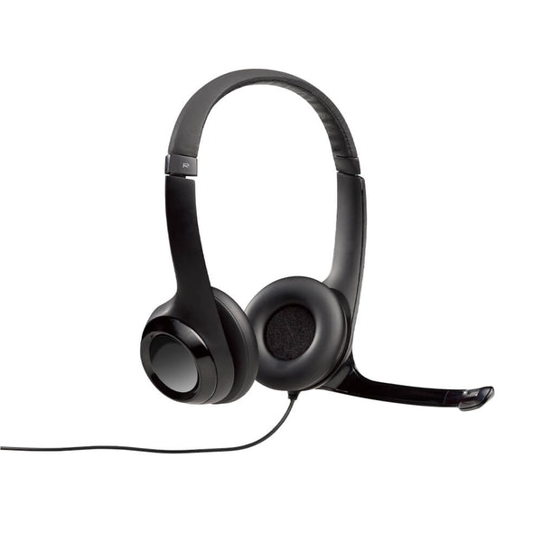 Headset Logitech H390 Preto USB com Microfone 981-000014