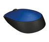Mouse sem fio Logitech M170 azul com preto