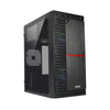 Gabinete gamer Vinik Plate Mid Tower preto