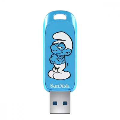 Pen Drive 64GB SanDisk USB 3.2 Brainy Smurf Edition SDCZIS-064G-G