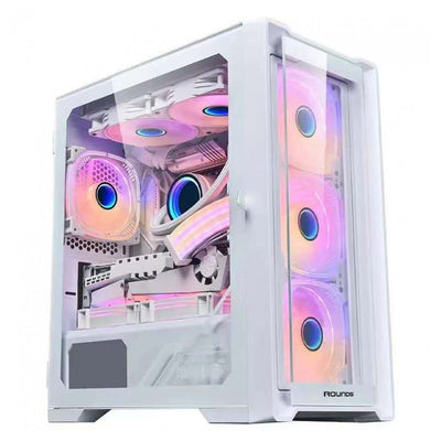 Gabinete Gamer Round5 Astra White R5-ASTRA-W-2186 Mid Tower Branc