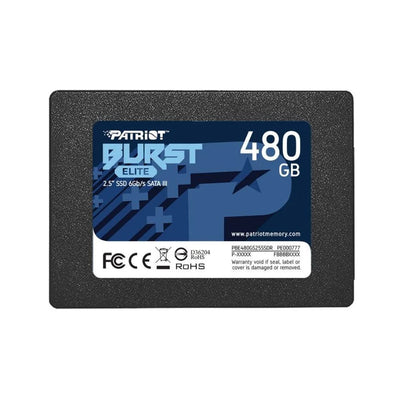 SSD 480GB SATA3 2.5" Patriot Burst Elite PBE480GS25SSDR
