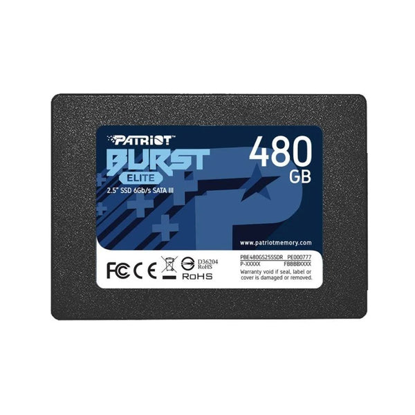 SSD 480GB SATA3 2.5" Patriot Burst Elite PBE480GS25SSDR