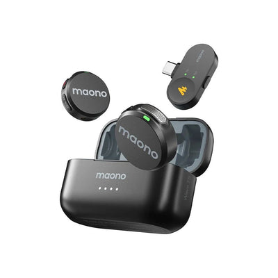 MICROFONE DE LAPELA SEM FIO MAONO WAVE T5 WM650 TIPO C