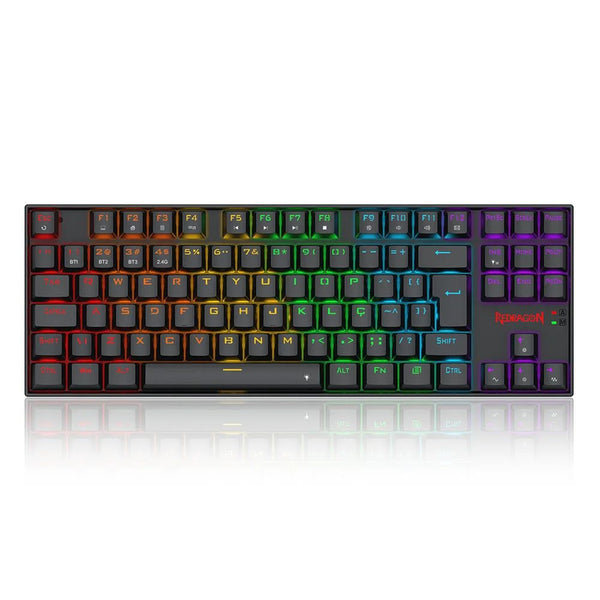 Teclado Mecânico Gamer Redragon Kumara Elite K552-KRS Preto TKL