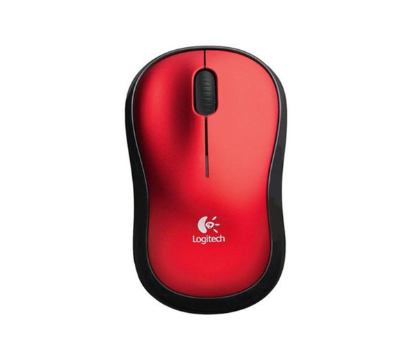 Mouse Logitech sem fio M185 vermelho