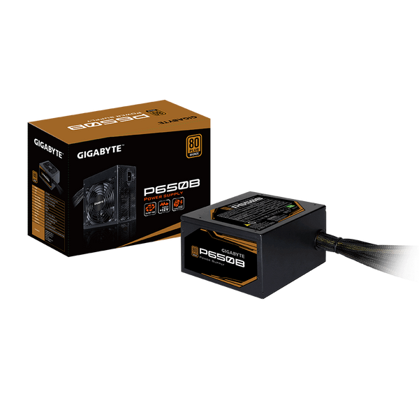 Fonte 650w Reais Gigabyte P650B 80Plus Bronze ATX GP-P650B/BR