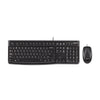 Kit teclado e mouse com fio preto MK120 Logitech