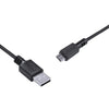 Cabo USB PCYes USB-A para USB-C 1 Metro Preto 3A PUACP-01