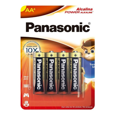 PILHA ALCALINA PANASONIC AA C/4 - UM-3SHS