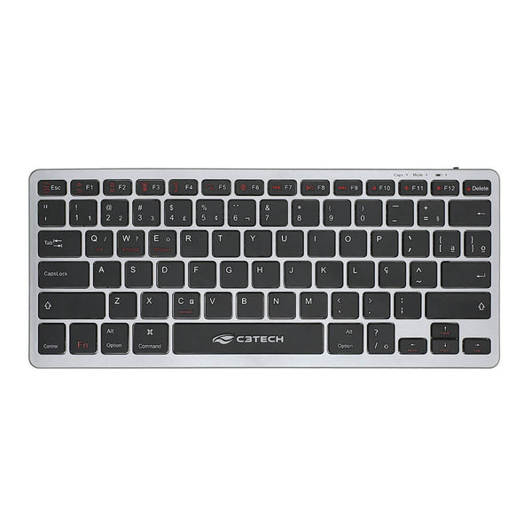 Teclado Bluetooth C3Tech Recarregável K-BT50BK