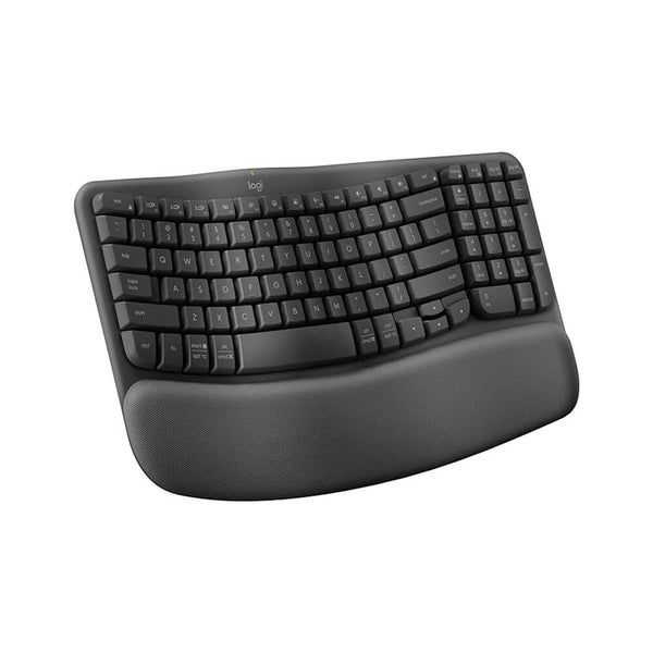 Teclado sem fio Logitech Wave Keys grafite - 920-012281