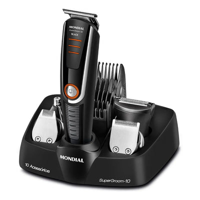 APARADOR DE PELOS MONDIAL SUPERGROOM 10 EM 1 BIVOLT – BG-16