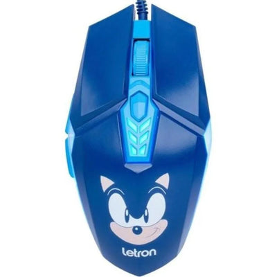 Mouse Gamer Letron Sonic RGB Azul 3600 DPI USB 6 Botões 85857